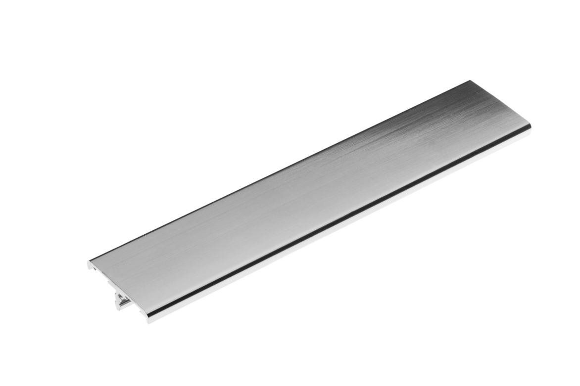 профиль алюм. L1782, серый полированный ВЫВОД