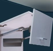 Подъемник складной TOP STAYS ST H=650-729 (7-11,6кг) серый, (ST04AM02B) 16510