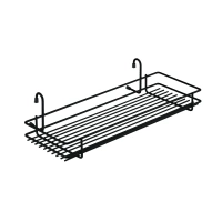 Полка широкая короткая (MX-060 BL), черный матовый