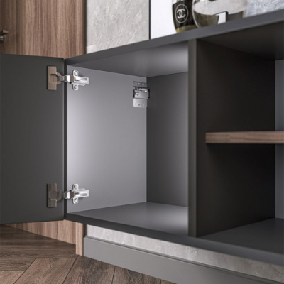 Подвеска каркаса на бобышках, левая интерьер