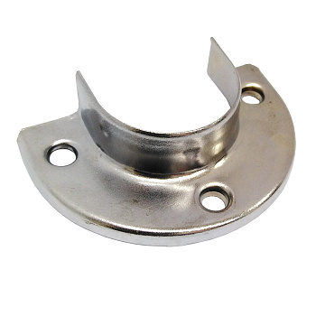 Держатель для круглой штанги, хром