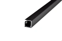 Профиль рамочный XGJB-102 (20,6 mm*19,1 mm) узкий, черный мат