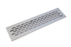 Вентиляционная решетка, алюминий 60/245, Алюминий серый