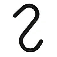 Крючок малый d=16мм,черный матовый