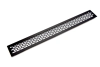 Вентиляционная решетка, алюминий 80/480, Черный