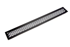 Вентиляционная решетка, алюминий 80/480, Черный